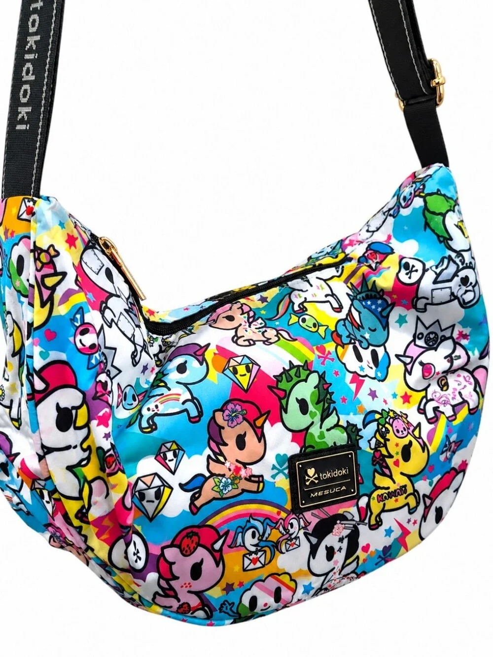 TOKIDOKI UNICORNO Hobo Harajuku Streetwear Multi Colored BAG